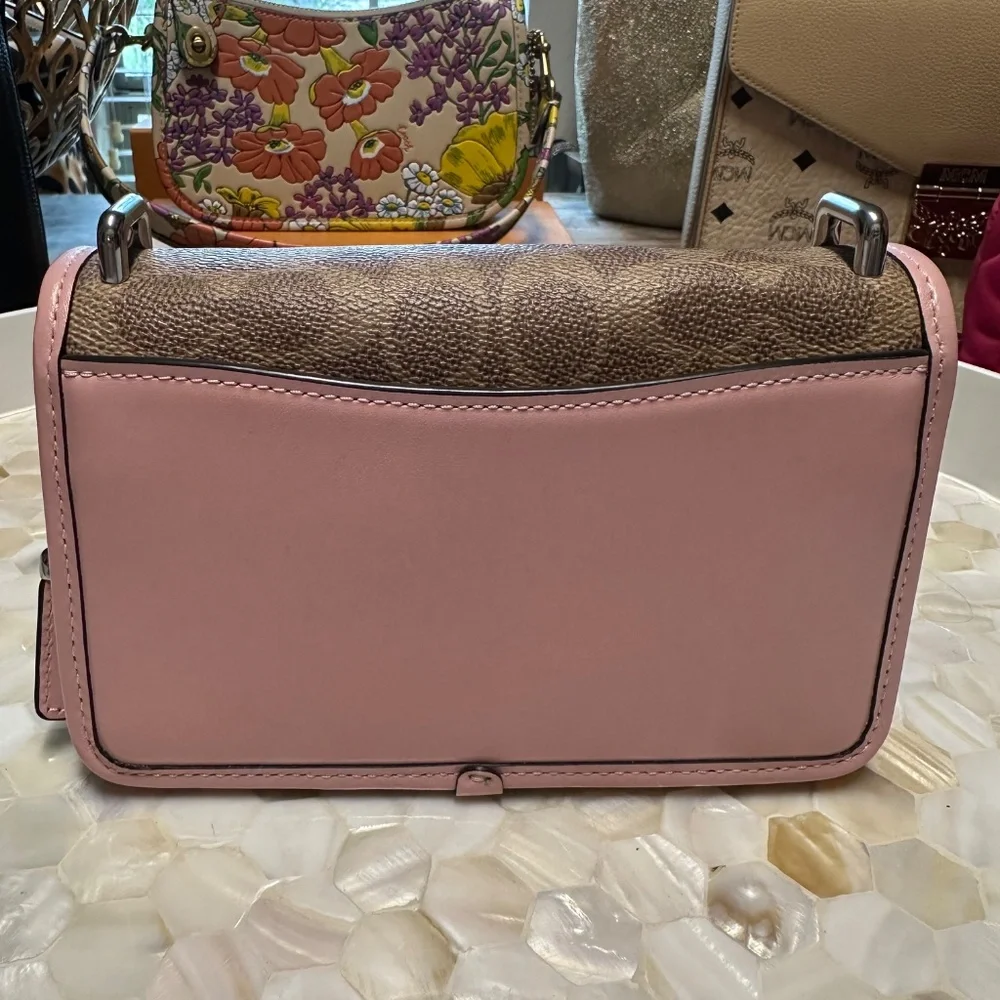 Coach Lunar New Year Rabbit Pink Signature Bandit bag! SO NICE!